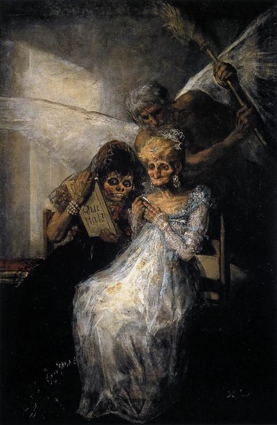 Francisco de Goya Les Vieilles (Le Temps et les vieilles)