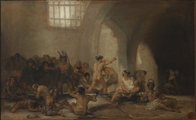 Francisco de Goya La Maison de fous (1812-1819)
