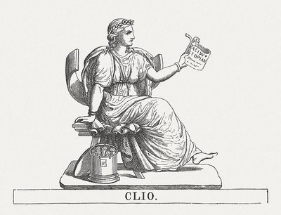 Petiscus, Der Olymp Clio, muse de l'Histoire (1878)