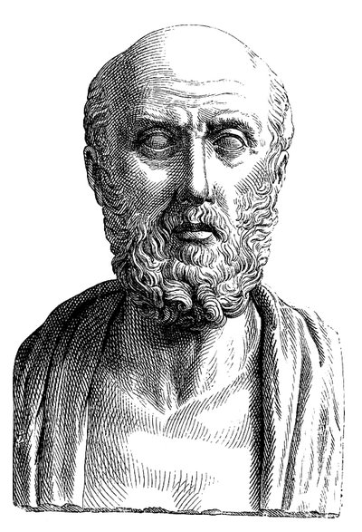 Gravure anonyme Hippocrate, père de la médecine
