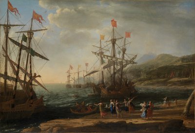 Claude Lorrain Les Troyennes mettant le feu à leur flotte (v. 1643)