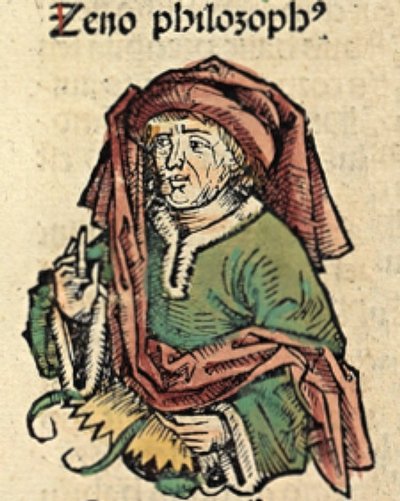 Hartmann Schedel Zénon de Cition, Chronique de Nuremberg (1493)