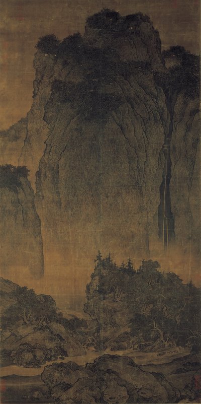 Fan Kuan Voyageurs parmi monts et torrents (Song, v. 1000)