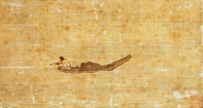 Ma Yuan Pêcheur solitaire sur le lac glacé (1195, Song)