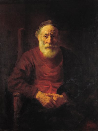 Rembrandt Portrait d'un vieillard en rouge (v. 1652)
